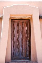 Image showing Adobe door