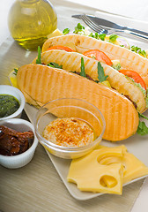 Image showing assorted panini sandwich