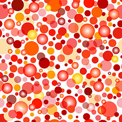 Image showing Abstract seamless red-yellow pattern 