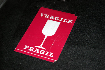 Image showing Fragile Sign