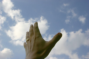 Image showing Hand Reaching