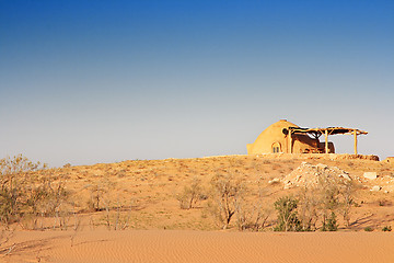 Image showing The spring in the desert