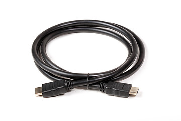 Image showing HDMI cable isolated on the white background