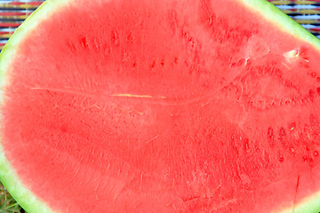 Image showing Watermelon closeup