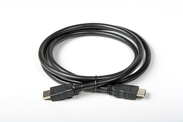 Image showing HDMI cable isolated on the white background