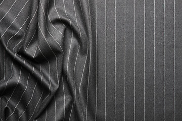 Image showing Pin striped suit texture