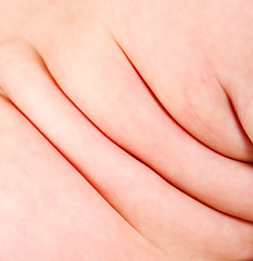 Image showing Baby fat rolls