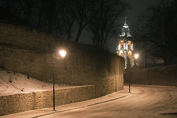 Image showing Belltower in old town