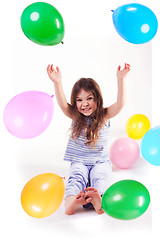 Image showing Balloon Toss