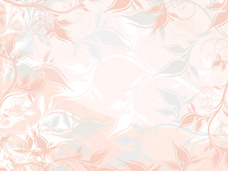 Image showing Vector floral background