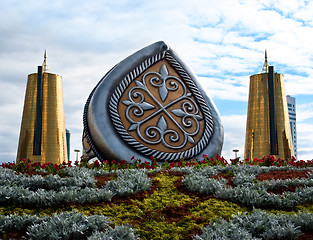 Image showing sculpture in Astana