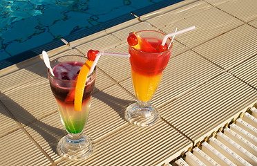 Image showing two cocktails