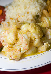 Image showing sauteed shrimp nicaragua style