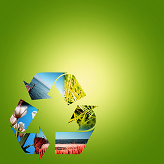 Image showing Recycle sign