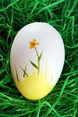 Image showing Painted easter eggs 