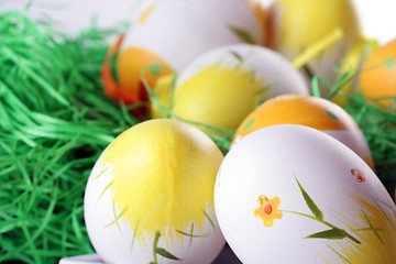 Image showing Painted easter eggs 