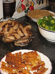 Image showing Norwegian Christmas dinner