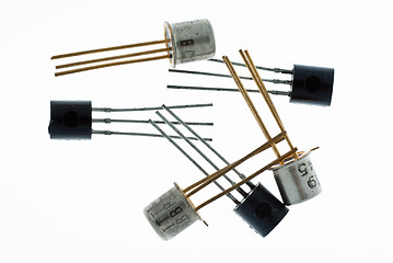 Image showing Transistors on white