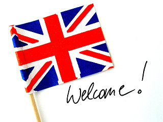 Image showing welcome