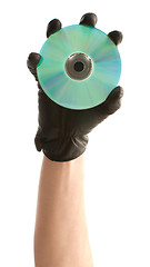 Image showing Holding a disk