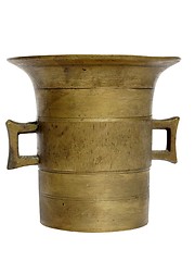 Image showing metal old mortar