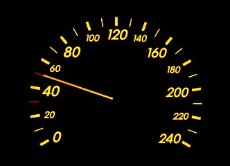 Image showing Speedometer