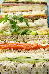 Image showing Assorted Sandwiches