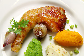 Image showing Roast Chicken Quarter