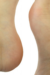 Image showing Abstract shape formed by feet