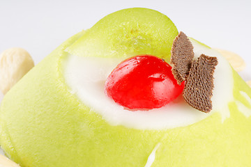 Image showing Sicilian cassata close-up