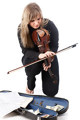 Image showing Street violinist