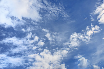 Image showing Cloudscape  - only sky and clouds