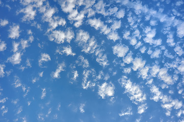 Image showing Cloudscape  - only sky and clouds