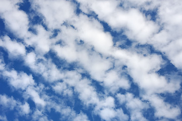 Image showing Cloudscape  - only sky and clouds