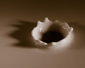 Image showing Milk Droplet