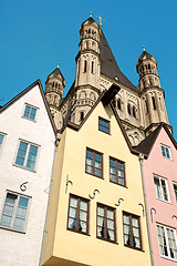 Image showing Glimpse of old town Cologne in Germany