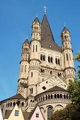 Image showing Great Saint Martin Church in Cologne