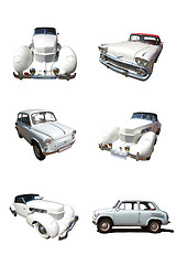 Image showing white car collection