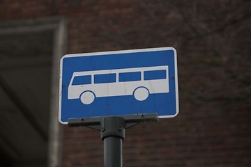 Image showing Bus stop