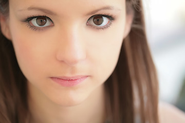 Image showing girl with magnetic glance