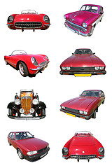 Image showing red car collection