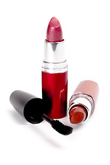 Image showing  lipstick and mascara