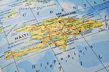Image showing Dominican Republic, Haiti map.