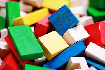 Image showing wooden blocks