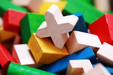 Image showing wooden blocks