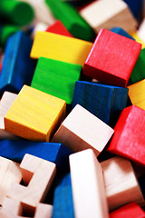 Image showing wooden blocks