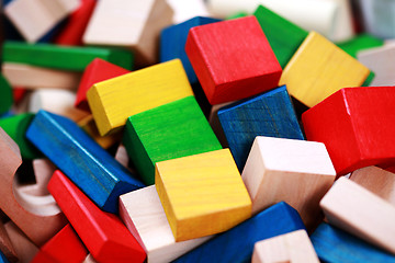 Image showing wooden blocks