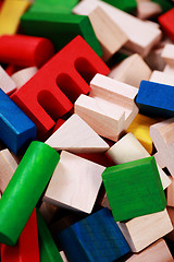 Image showing wooden blocks