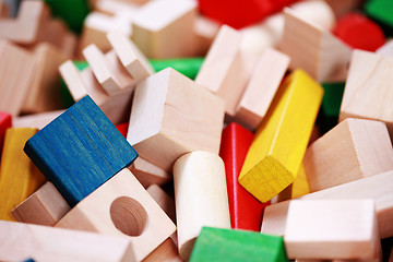 Image showing wooden blocks