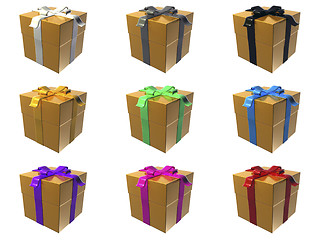 Image showing Gift boxes